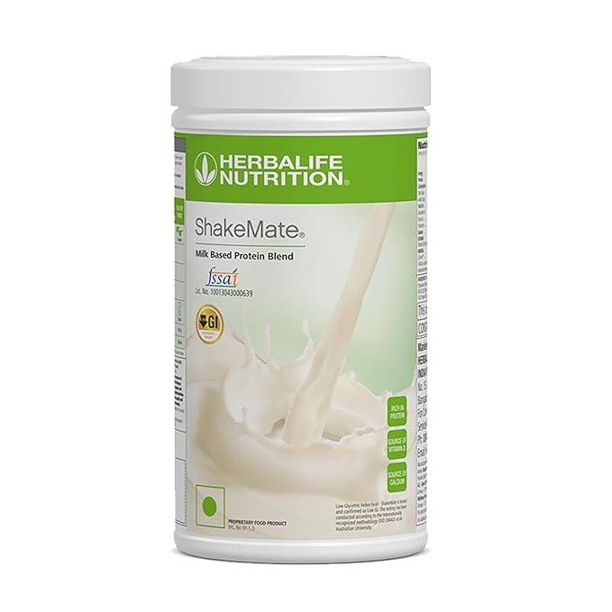 Herbalife Nutrition New Shake mate 500gm Plant-Based Protein  (0.5 kg, SHAKEMATE)