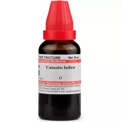 Dr Willmar Schwabe Homeopathy Cannabis Indica Mother Tincture Q (30ml)