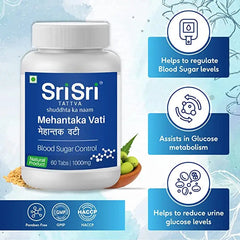 Sri Sri Tattva Mehantaka Vati 1000mg Tablet | For Blood Sugar Control