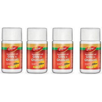 DABUR GILOY KI GHANVATI TABLETS (PACK OF 4) 40TAB EACH