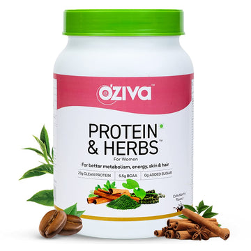 OZIVA PROTEIN & HERBS FOR WOMEN CAFE MOCHA, 1KG