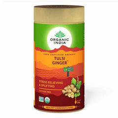 ORGANIC INDIA TULSI GINGER TEA 100G