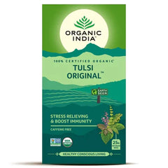 ORGANIC INDIA TULSI ORIGINAL TEA 25 INFUSION TEA BAGS