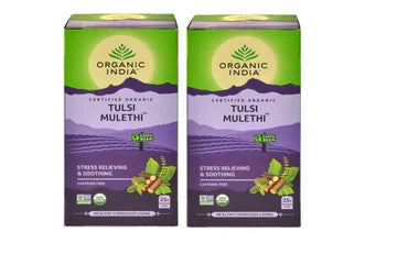 ORGANIC INDIA TULSI MULETHI 25TEA BAGS-PACK OF 2