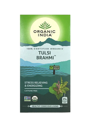 ORGANIC INDIA TULSI BRAHMI TEA 25 TEA BAG- (PACK OF 3)