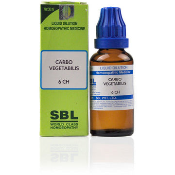 SBL CARBO VEGETABILIS 6 CH DILUTION (30ML)