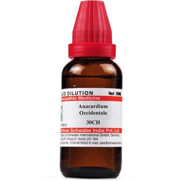 WILLMAR SCHWABE INDIA ANACARDIUM OCCIDENTALE 30 CH (30ML)