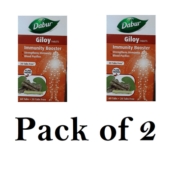 DABUR GILOY TABLETS (PACK OF 2) 60TAB EACH