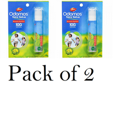 DABUR ODOMOS FABRIC ROLL-ON MOSQUITO REPELLENT (PACK OF 2) 8ML EACH